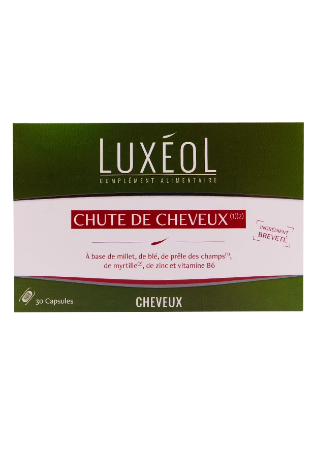 luxéol chute de cheveux 30 capsules