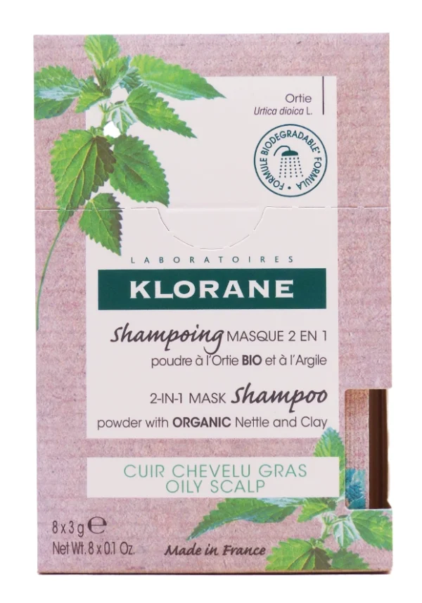 shampoing masque ortie bio klorane sachets