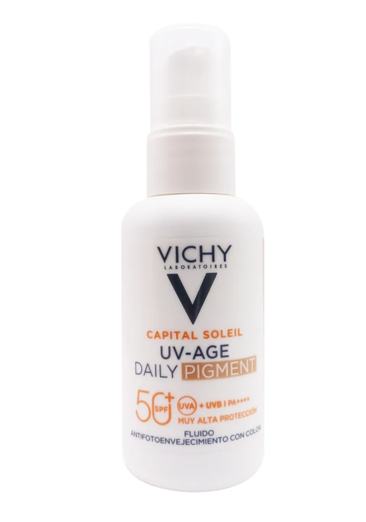 VICHY CAPITAL SOLEIL UV-AGE DAILY PIGMENT SPF 50+, 40 ML 4 vichy capital soleil uv age spf 50