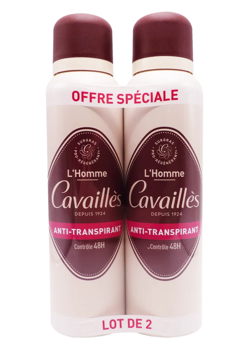 cavailles anti transpirant lot de 2