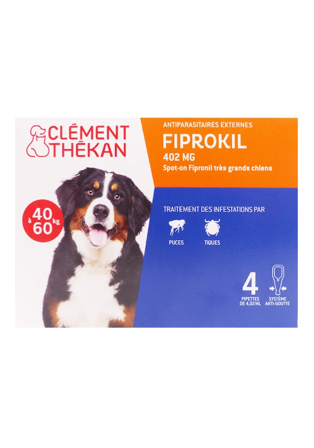 fiprokil chien 40-60kg 4 pipettes