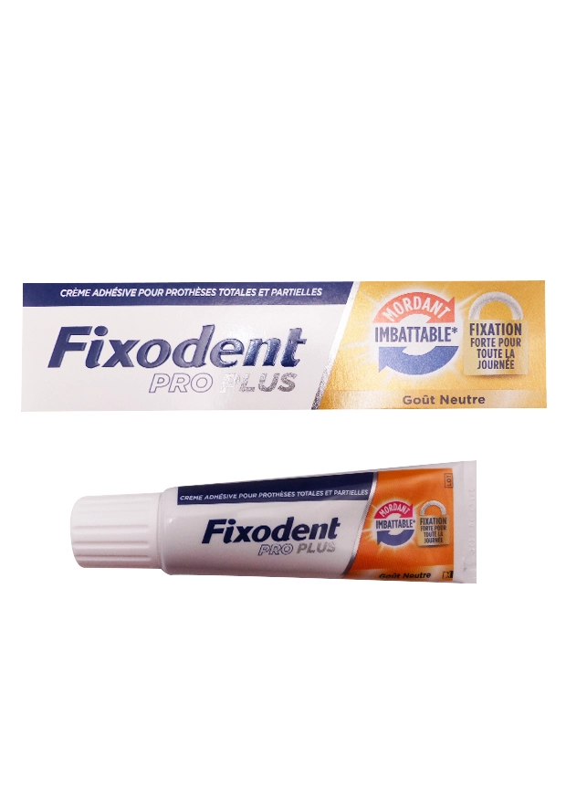 fixodent pro plus gout neutre pm