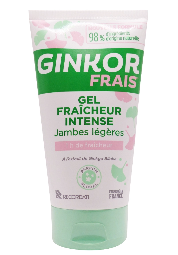 GINKOR FRAIS GEL FRAICHEUR INTENSE 150ML 1 ginkor frais gel fraicheur intense