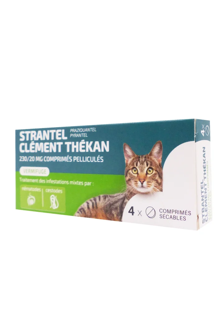 STRANTEL VERMIFUGE CHATS 4 COMPRIMES 2 strantel chat 4