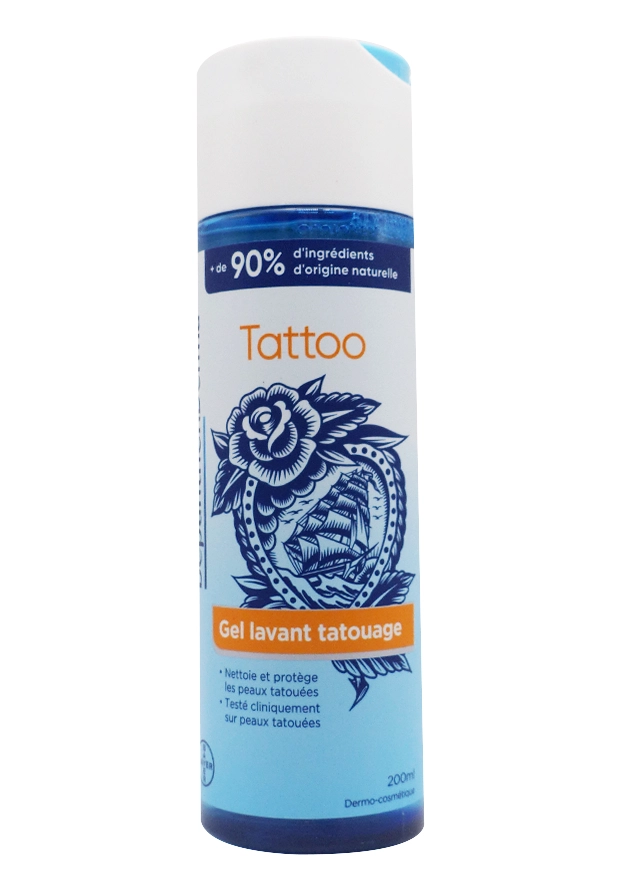 BEPANTHENDERMA TATTOO GEL LAVANT 200ML 7 tattoo gel lavant tatouage 200 ml