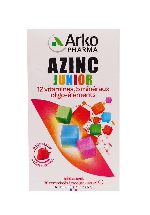 ARKOPHARMA AZINC JUNIOR 30 COMPRIMES A CROQUER 7 azinc junior 30 comprimés