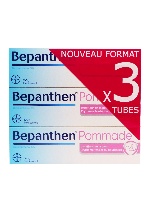 BEPANTHEN POMMADE LOT 3X100G 1 bépanthen pommade lot de 3