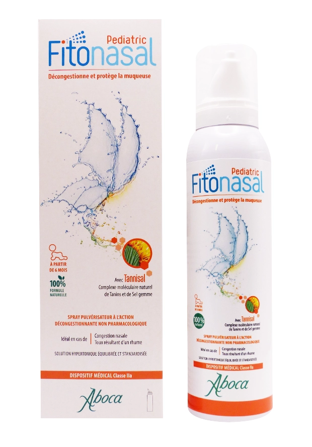 ABOCA FITONASAL SPRAY PULVERISATEUR NASAL PEDIATRIC 125ML 2 fitonasal pediatric aboca
