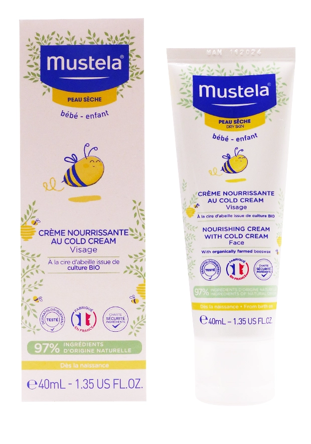mustela creme nourrissnte au cold cream 40 ml