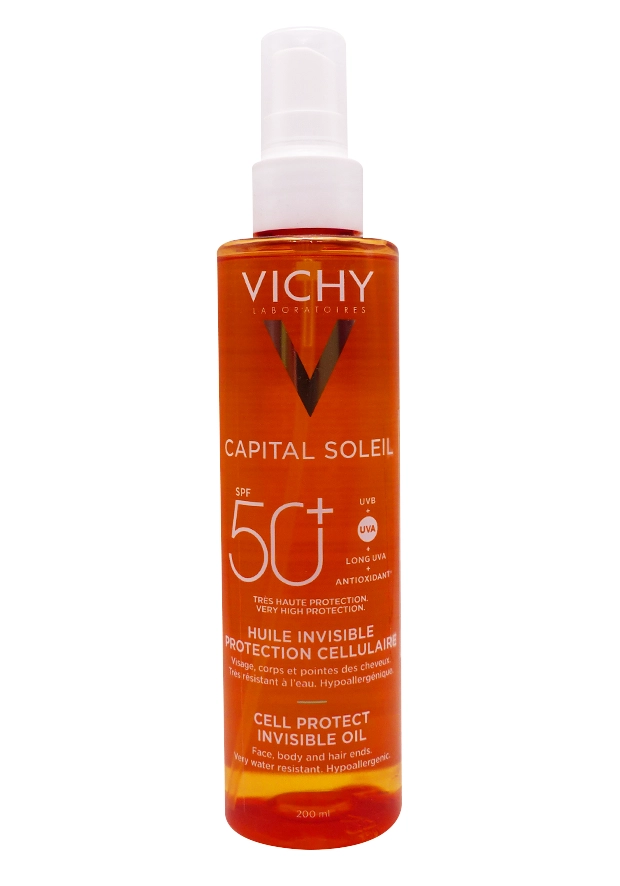 vichy capital soleil spf50+ huile 200 ml
