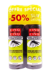 cinq sur cinq lotion moustiques lot