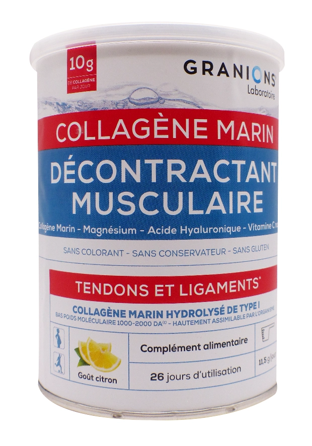 collagene marin décontractant musculaire