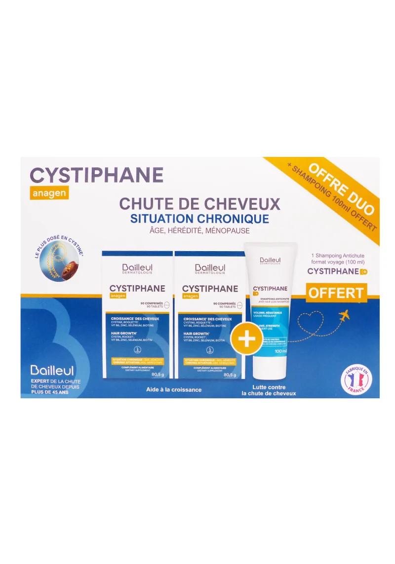 cystiphane coffret chute situation chronique