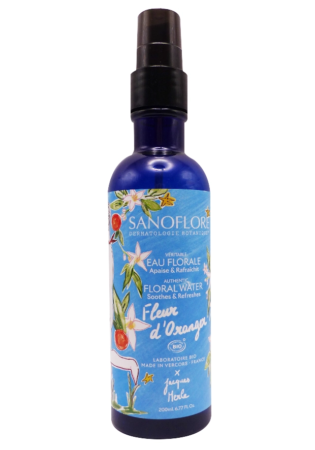 eau florale fleur d'oranger sanoflore 200 ml