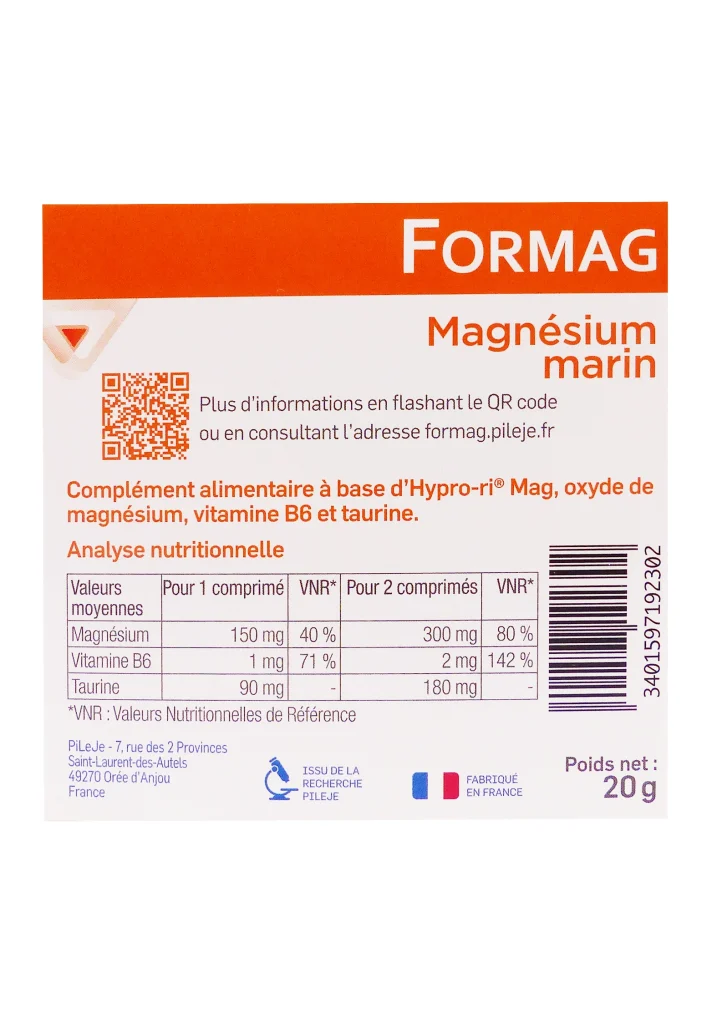 formag magnesium marin dos pileje