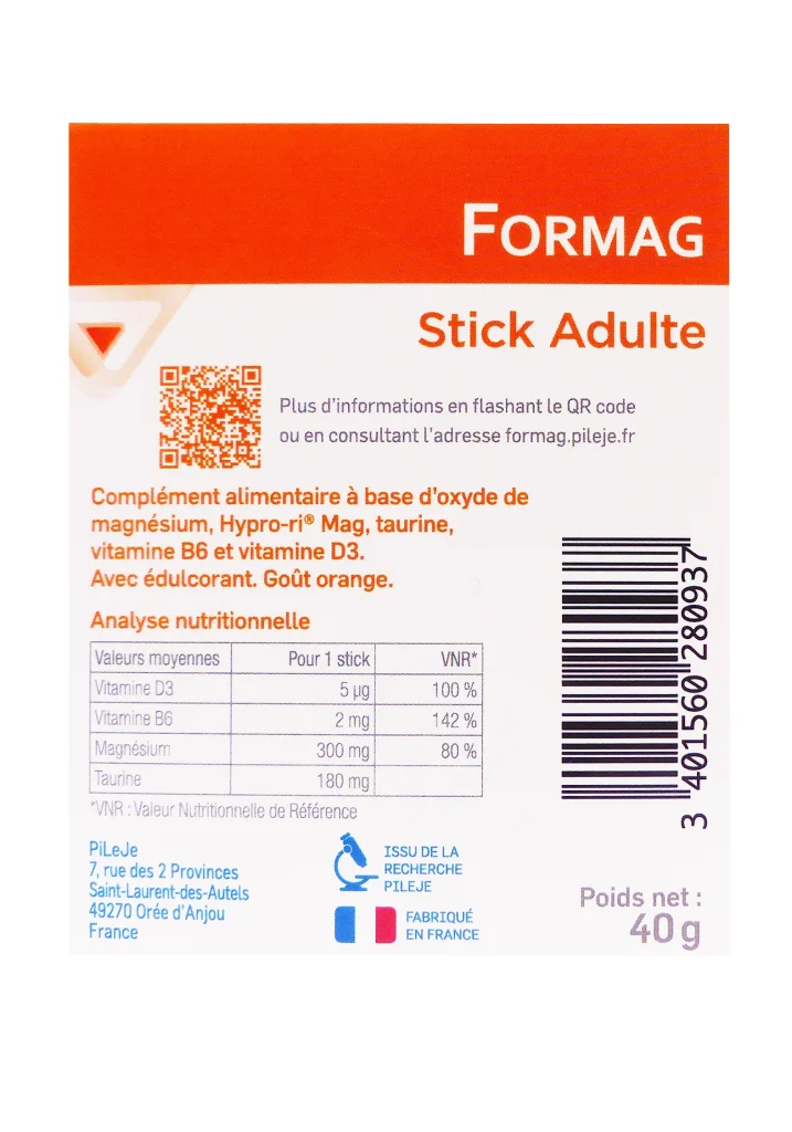 formag stick adulte dos