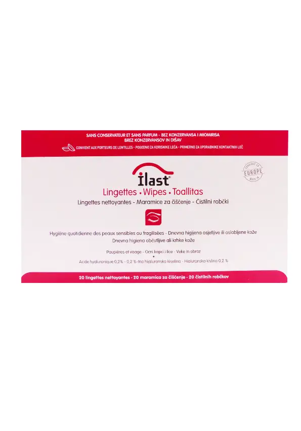 ILAST 20 LINGETTES NETTOYANTES 2 ilast lingettes
