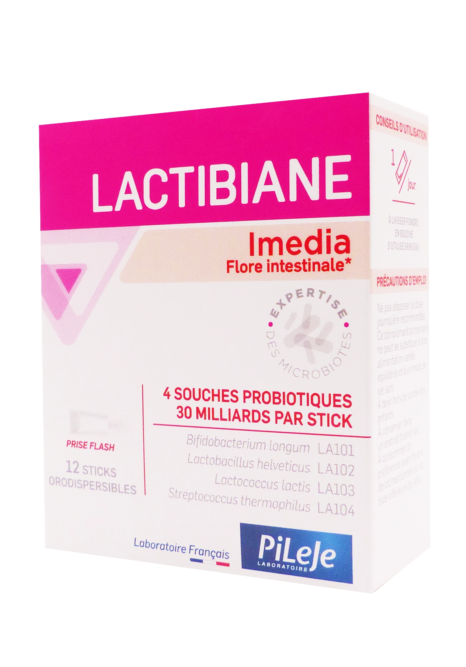 PILEJE LACTIBIANE IMEDIA 12 STICKS 1 lactibiane imedia 12 sticks pileje