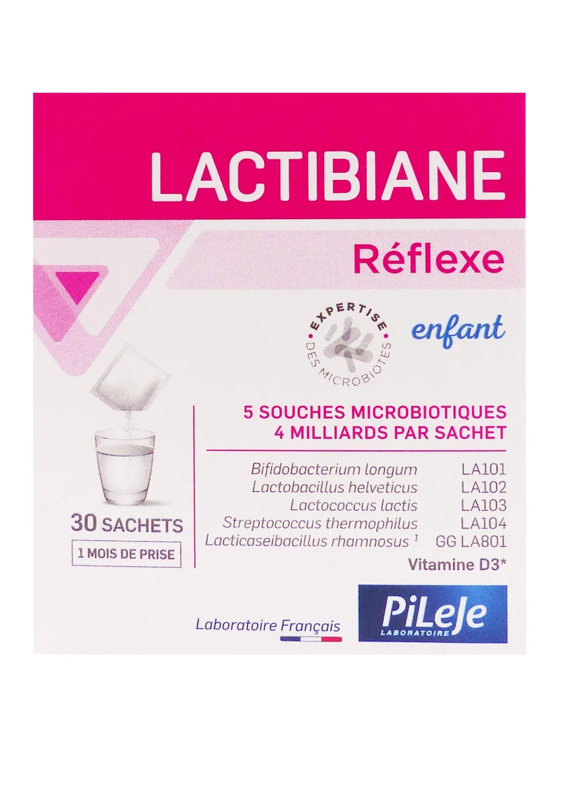 lactibiane reflexe enfant 30 sachets pileje