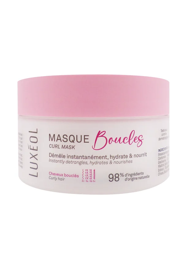 masque boucles luxéol