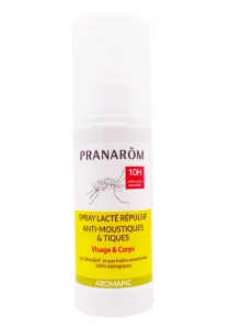 pranarom spray lacté répulsif aromapic visage et corps