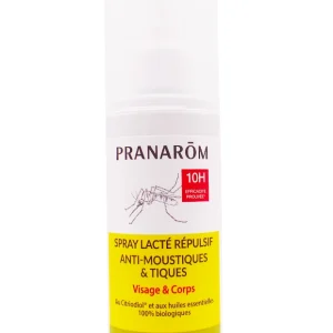 pranarom spray lacté répulsif aromapic visage et corps