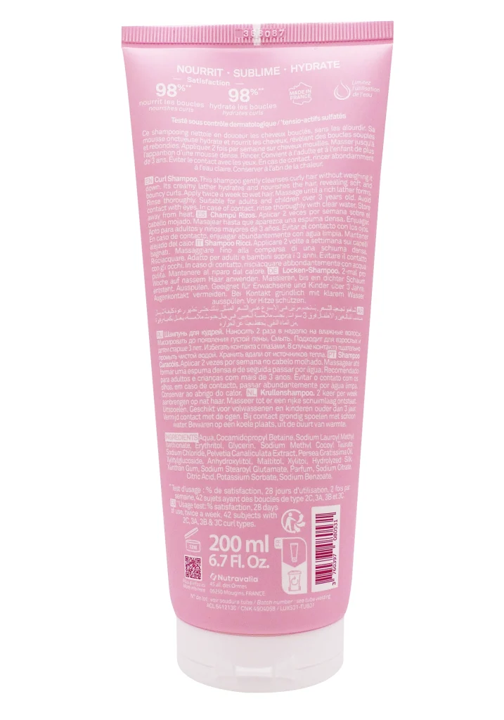 shampooing boucles luxeol