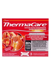 thermacare 2 patchs dos patchs multizones