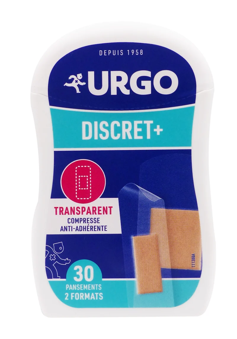urgo discret+ 30 pansements 2 formats