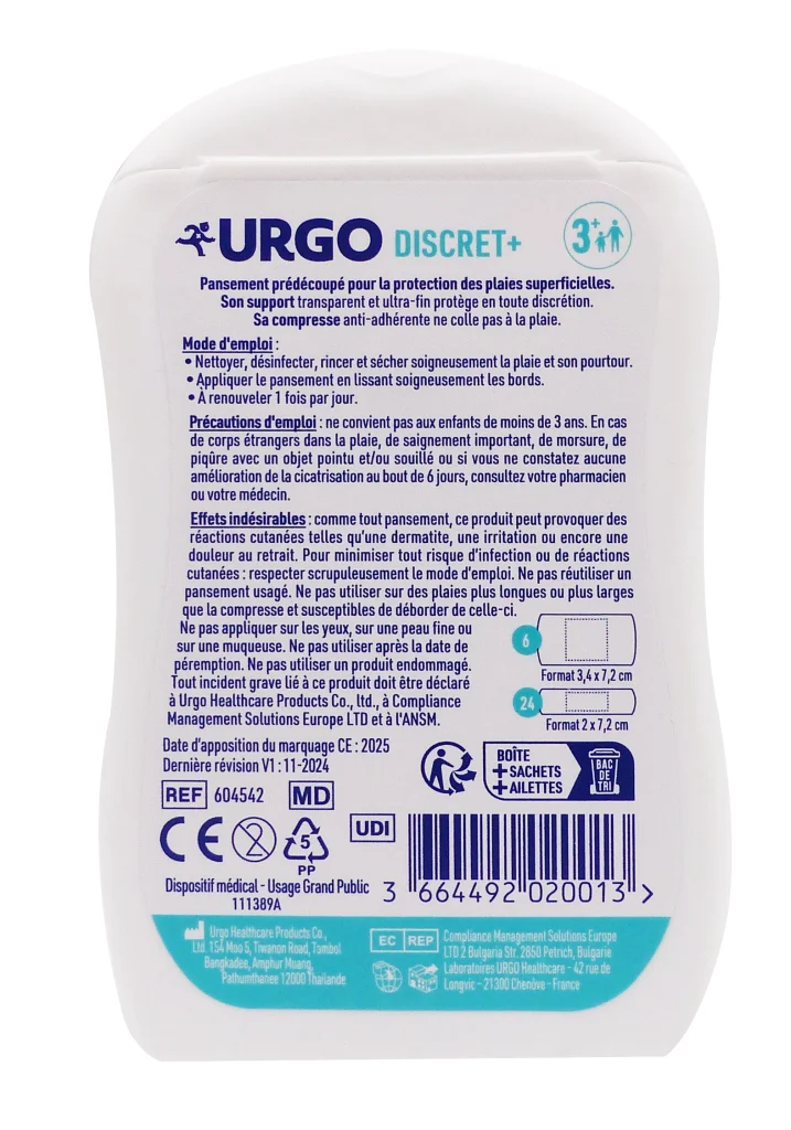 urgo discret dos