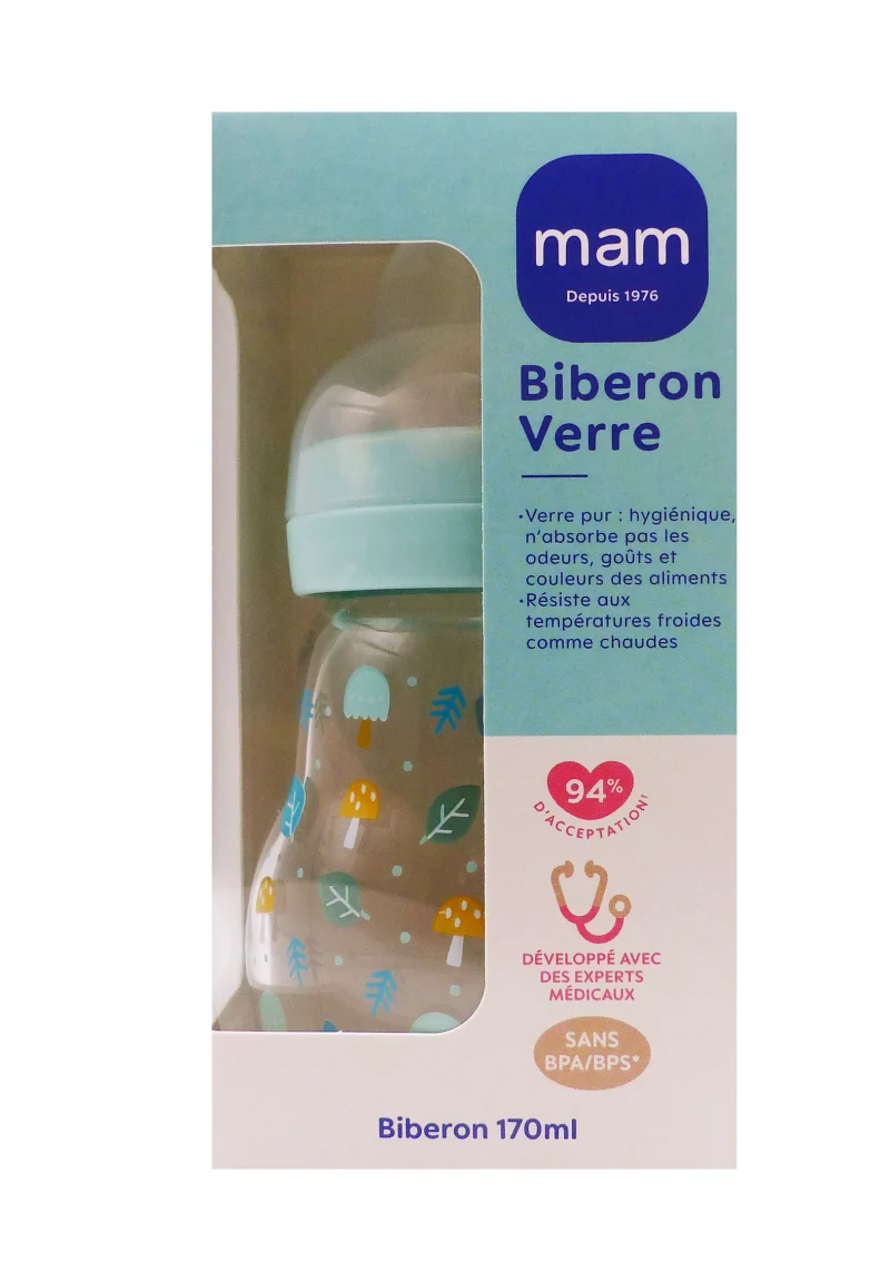 biberon en verre 170 ml mam