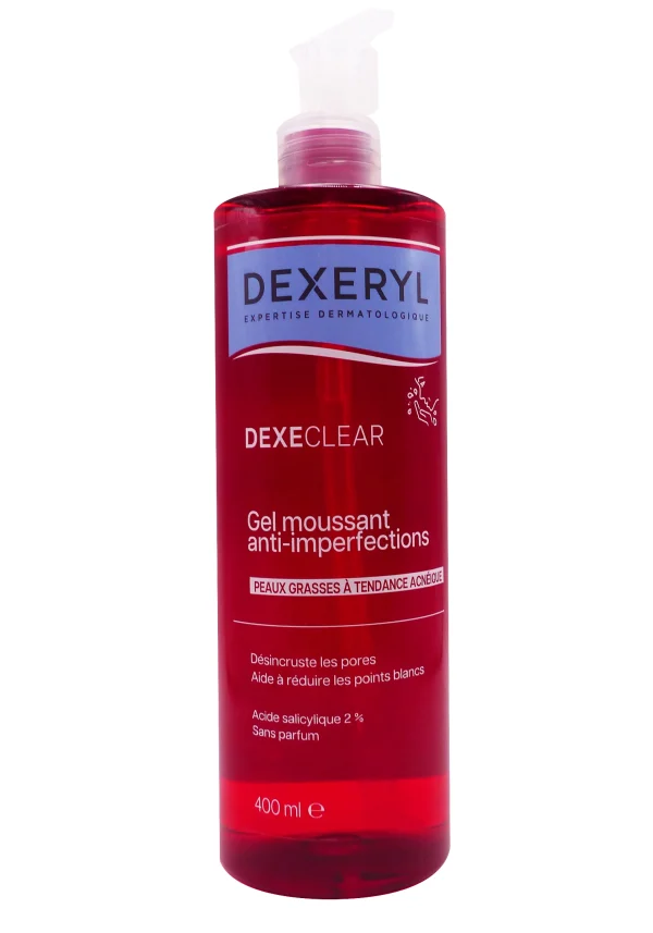 dexeryl dexeclear gel moussant anti imperfections 400 ml