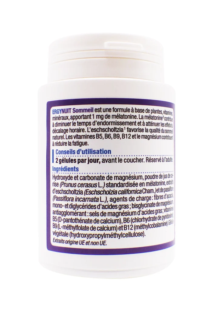 dos ergynuit sommeil