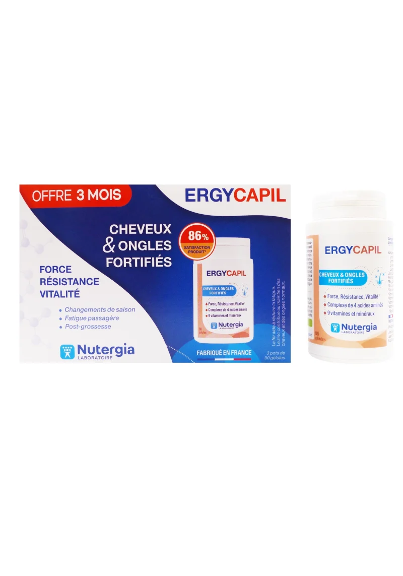 ergycapil lot 3 mois