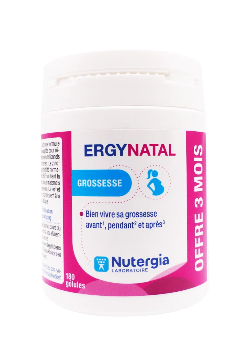ergynatal grossesse 180 gélules nutergia