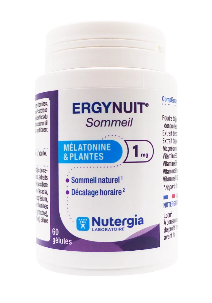 ergynuit sommeil nutergia 60 gelules