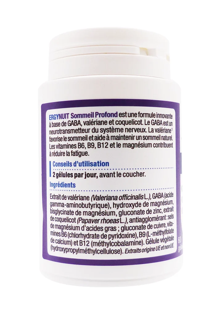 ergynuit sommeil profond dos