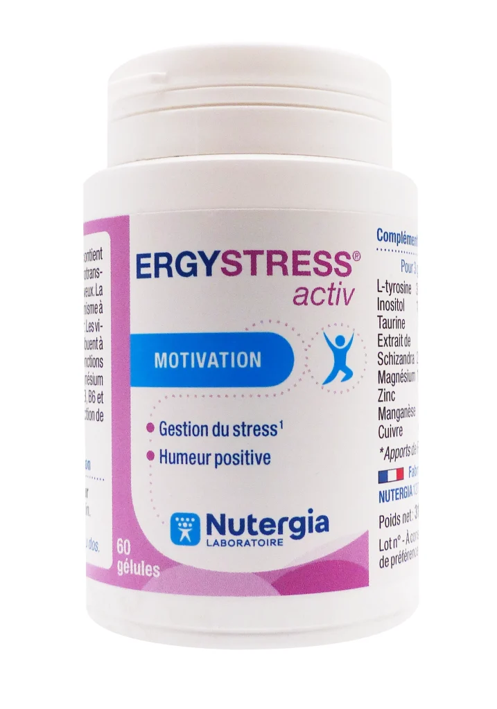 ergystress activ 60 gelules nutergia