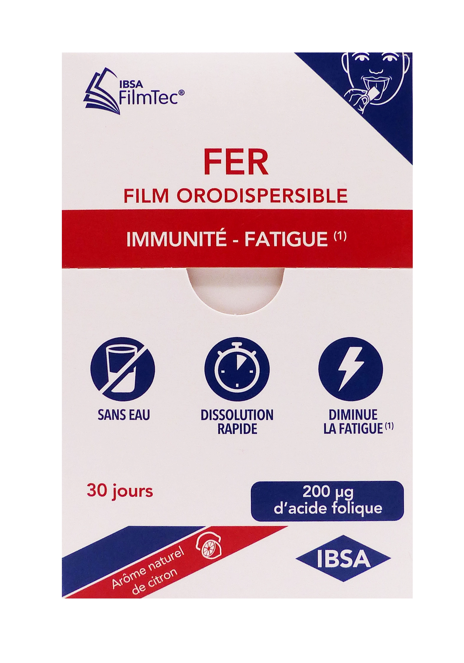 FER 14 MG 30 FILMS ORODISPERSIBLES 1 fer film orodispersible immunité