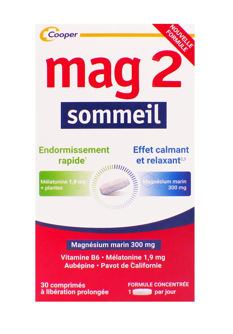 mag2 sommeil 30 comprimés