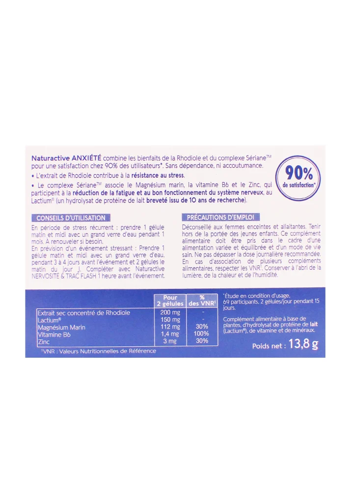 naturactive anxiete dos