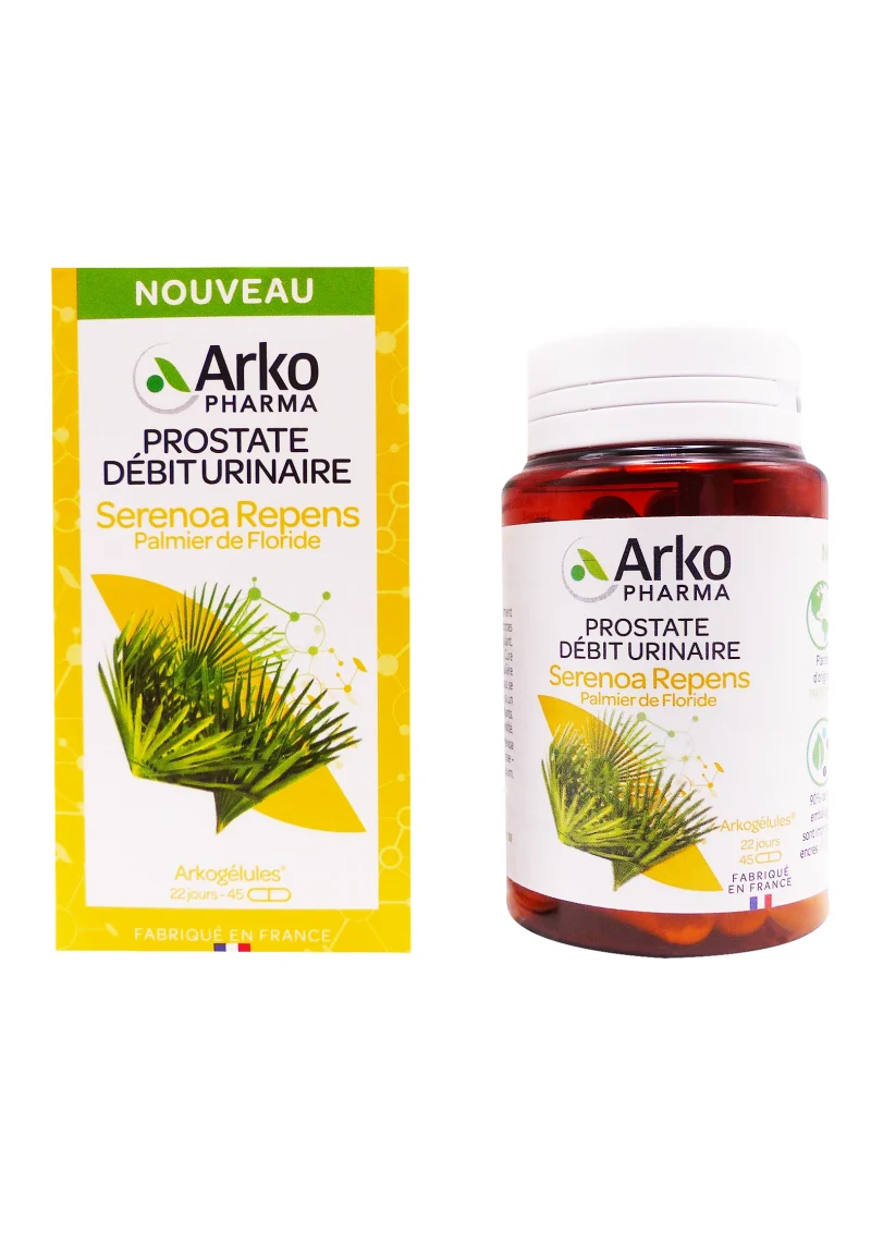 ARKOPHARMA SERENOA REPENS 45 GELULES 6 nouveau arko pharma prostate serenoa repens