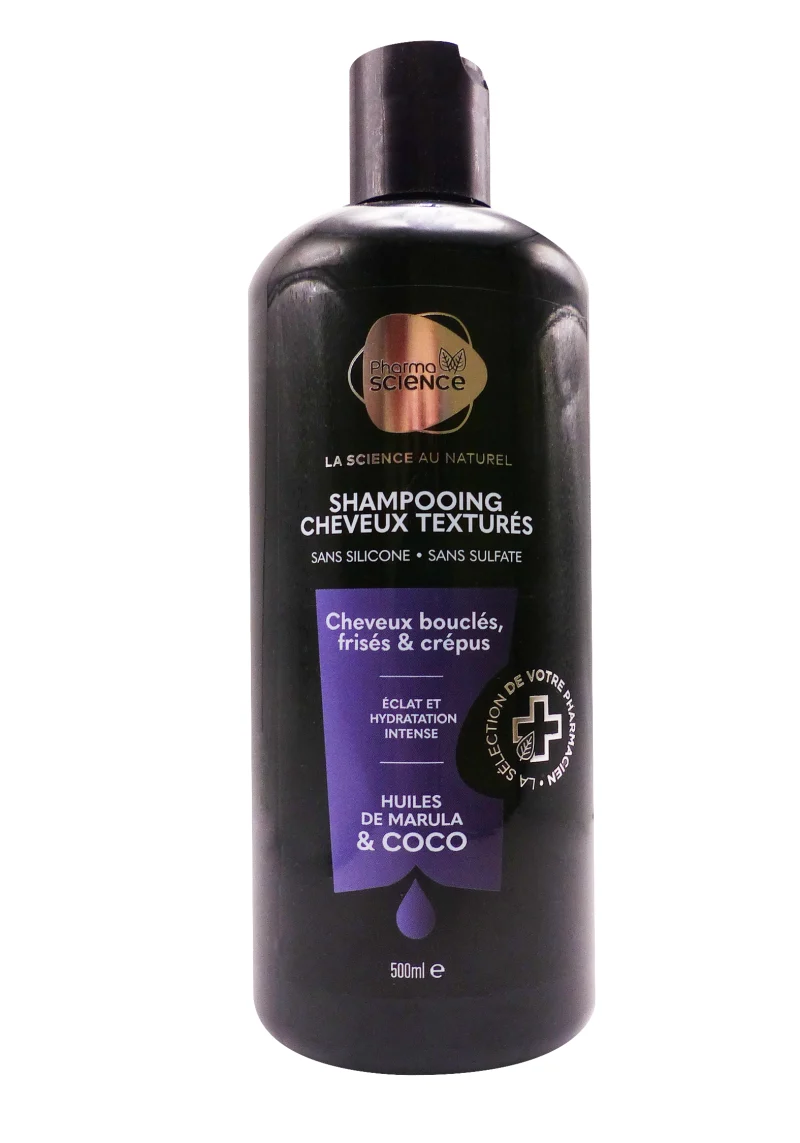 pharmascience shampooing cheveux texturés 500 ml