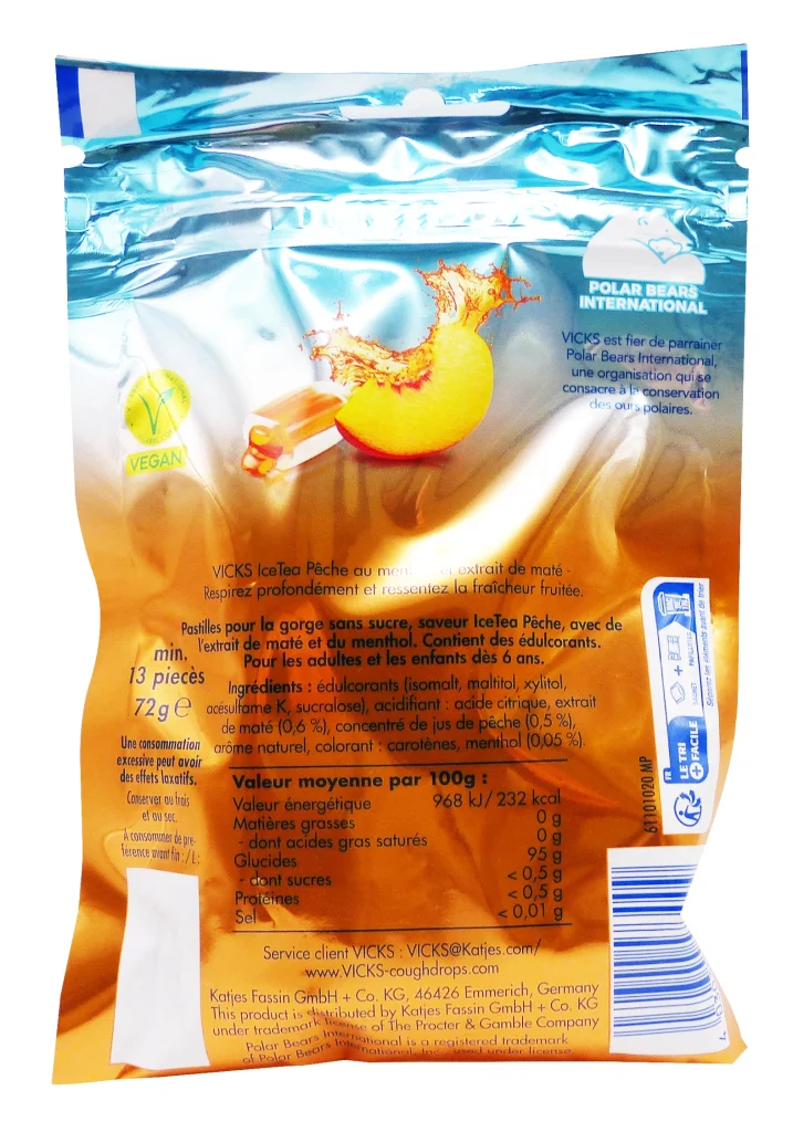 dos bonbons vicks 1 1
