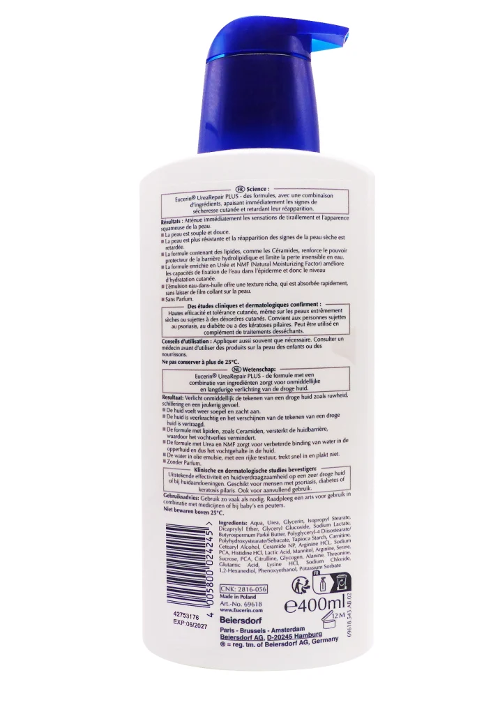 dos eucerin urearepair plus