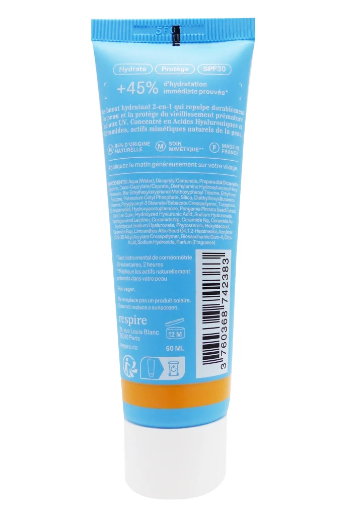 dos hydratant respire 50 ml