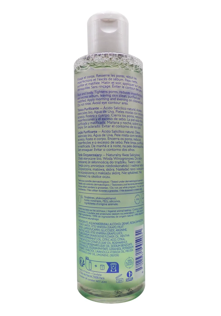 dos lotion vinopure caudalie