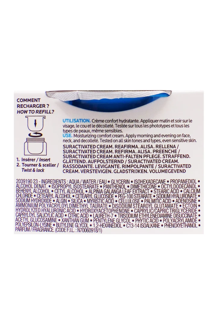 dos recharge creme suractivee la roche posay