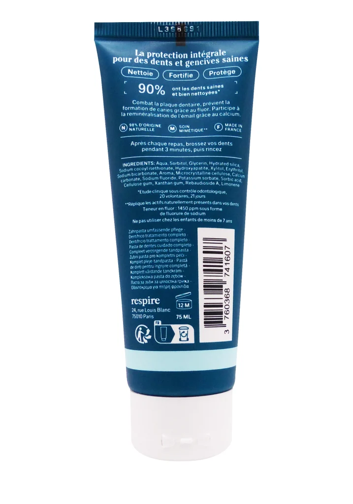 dos respire dentifrice 75 ml