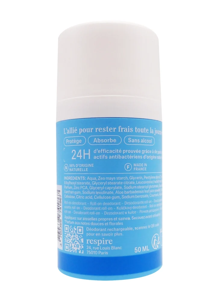 dos respire deodorant fleur de coton 50 ml